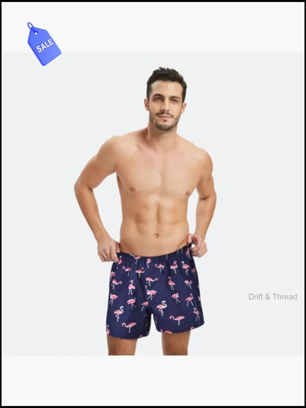 Mens Cotton Boxer Shorts 3-Pack Funny Novelty Loungewear Sleep Shorts